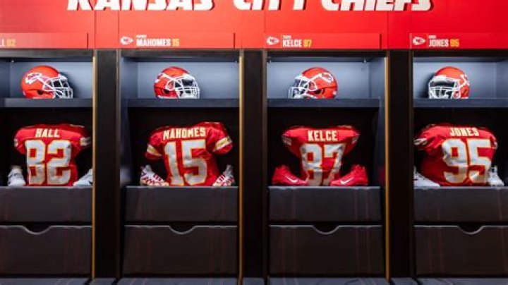 Travis Kelce Leaving The Chiefs Locker Room Following Their, Who Is Travis Kelce? - SarkariResult
